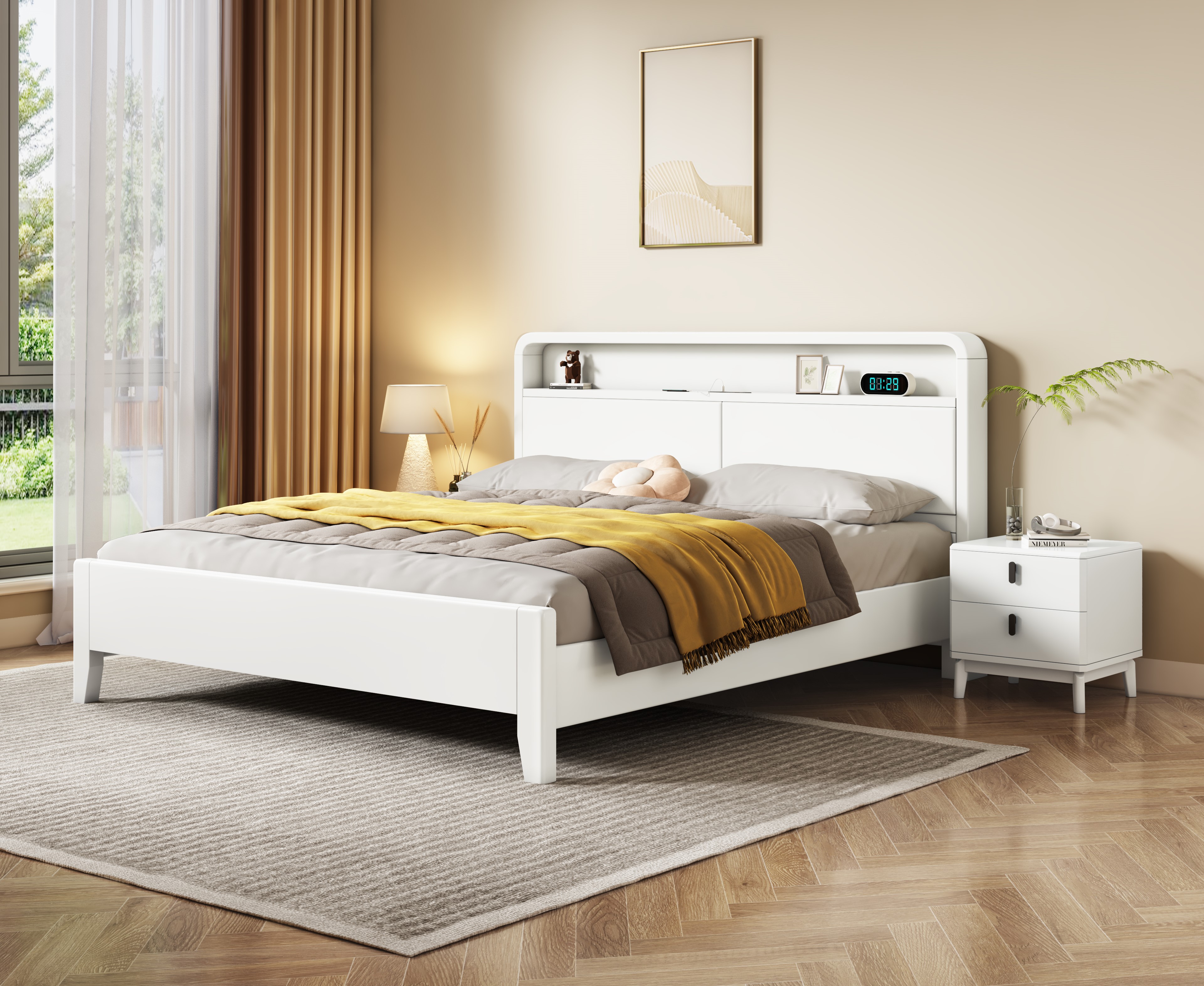 Queen bed 1655W# - Click Image to Close