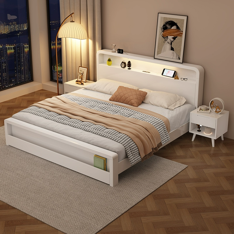 Queen bed 1688#W - Click Image to Close