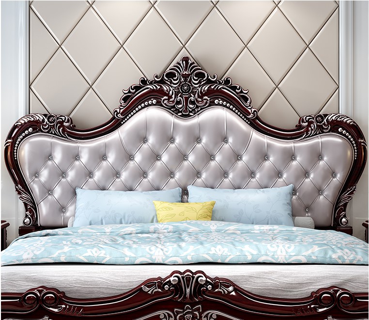 Queen bed 8801D# - Click Image to Close
