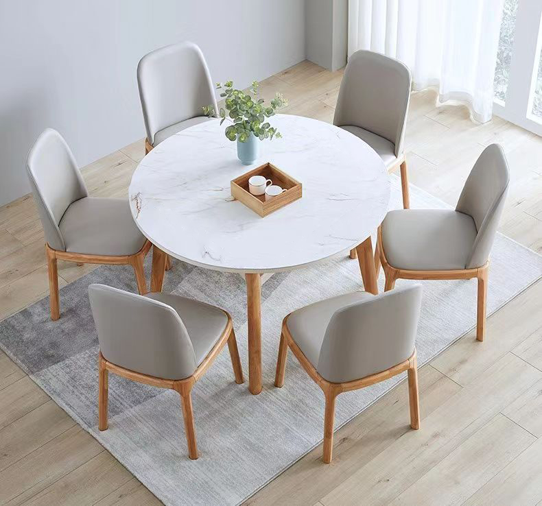 Round table + 4 chairs(YR-3#L) - Click Image to Close