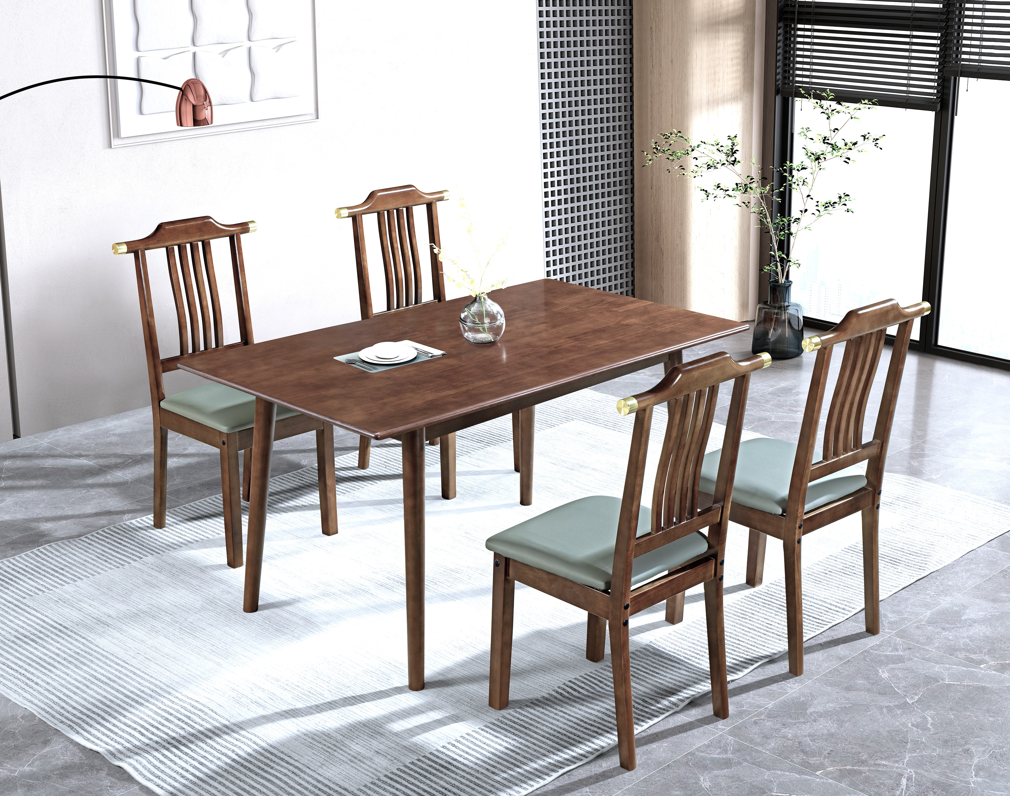 1 Table + chairs(1-6D#) - Click Image to Close