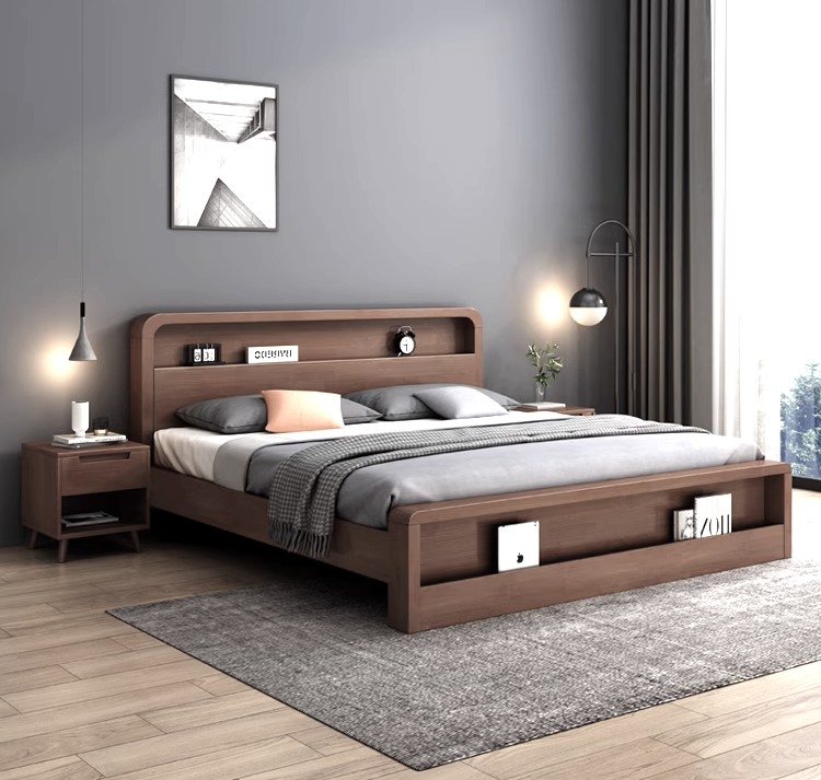 Queen bed #1688D - Click Image to Close