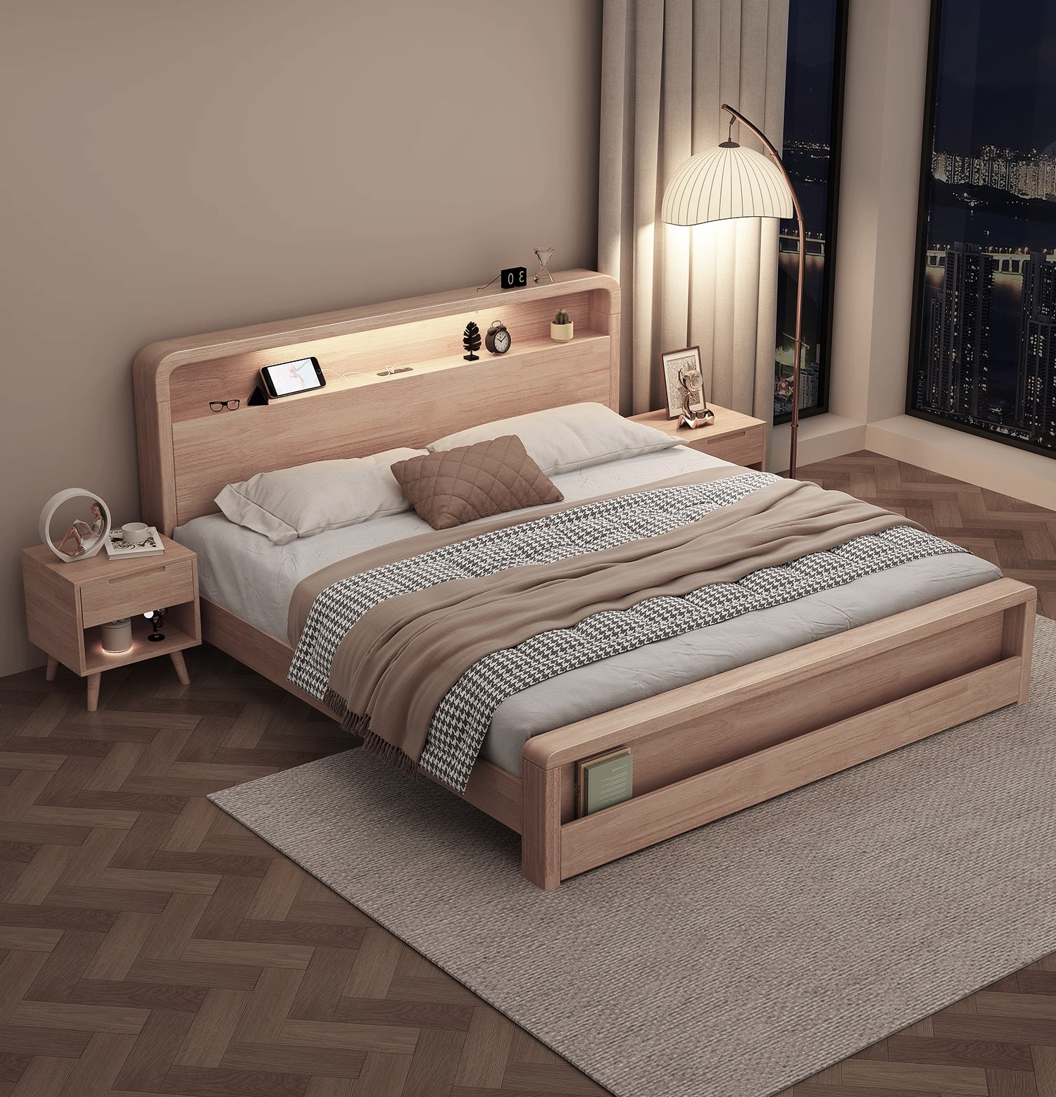 Queen bed #1688L