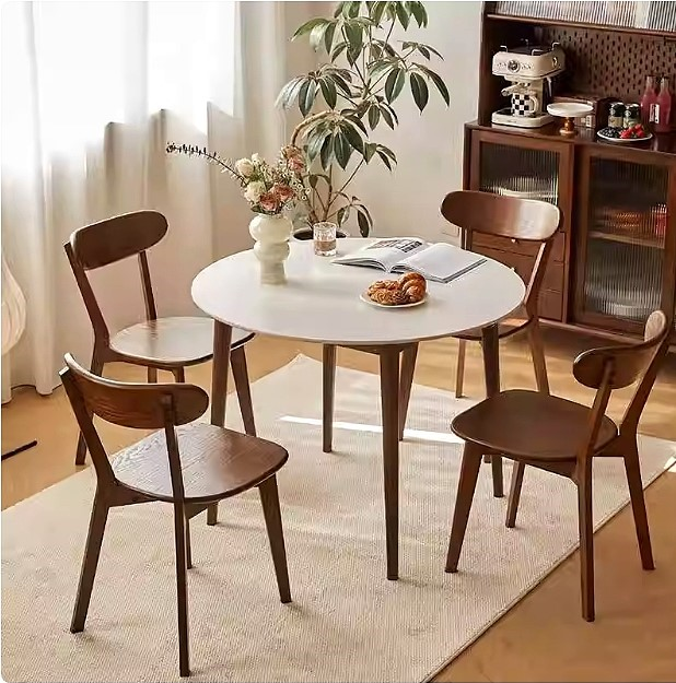 Round table + 4 chairs (YR-7L#)